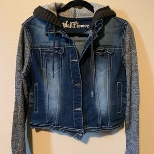 WALLFLOWER Cropped Jean Jacket